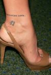 celebrity ankle tattoo